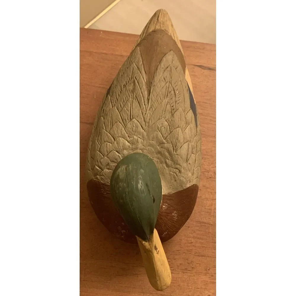 C‎ Williams Signed Resin Drake Mallard Duck Decoy.